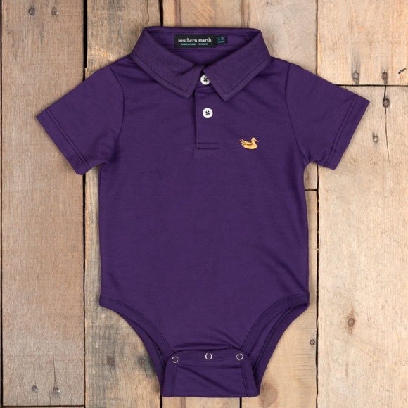 Southern Marsh Other - Baby Polo Snap Onesie